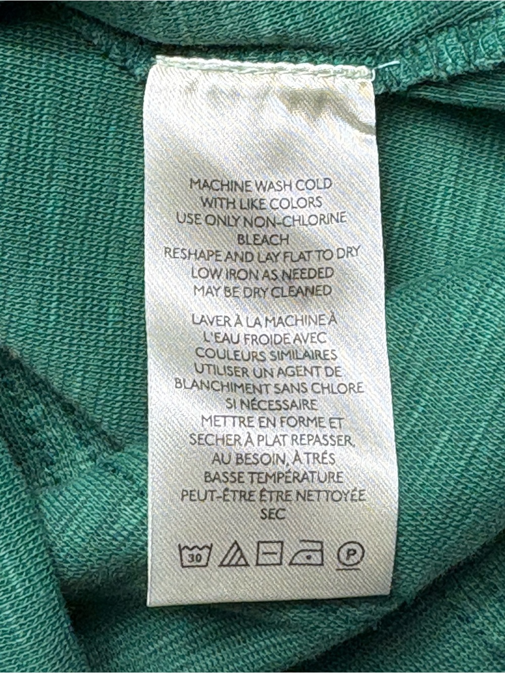 Anthropologie Pilcro Stitched Long Sleeve Top Green L V-Neck - Picture 10 of 11